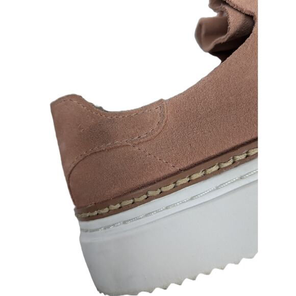Vince Camuto Women Pink Suede Raiza Platform Sneakers 7 1/2 M/38 - Picture 7 of 10
